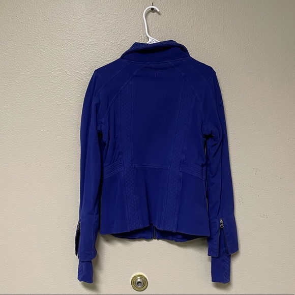 Lululemon Royal Blue Zipped Sweatshirt Jacket (10) - Picture 2 of 3